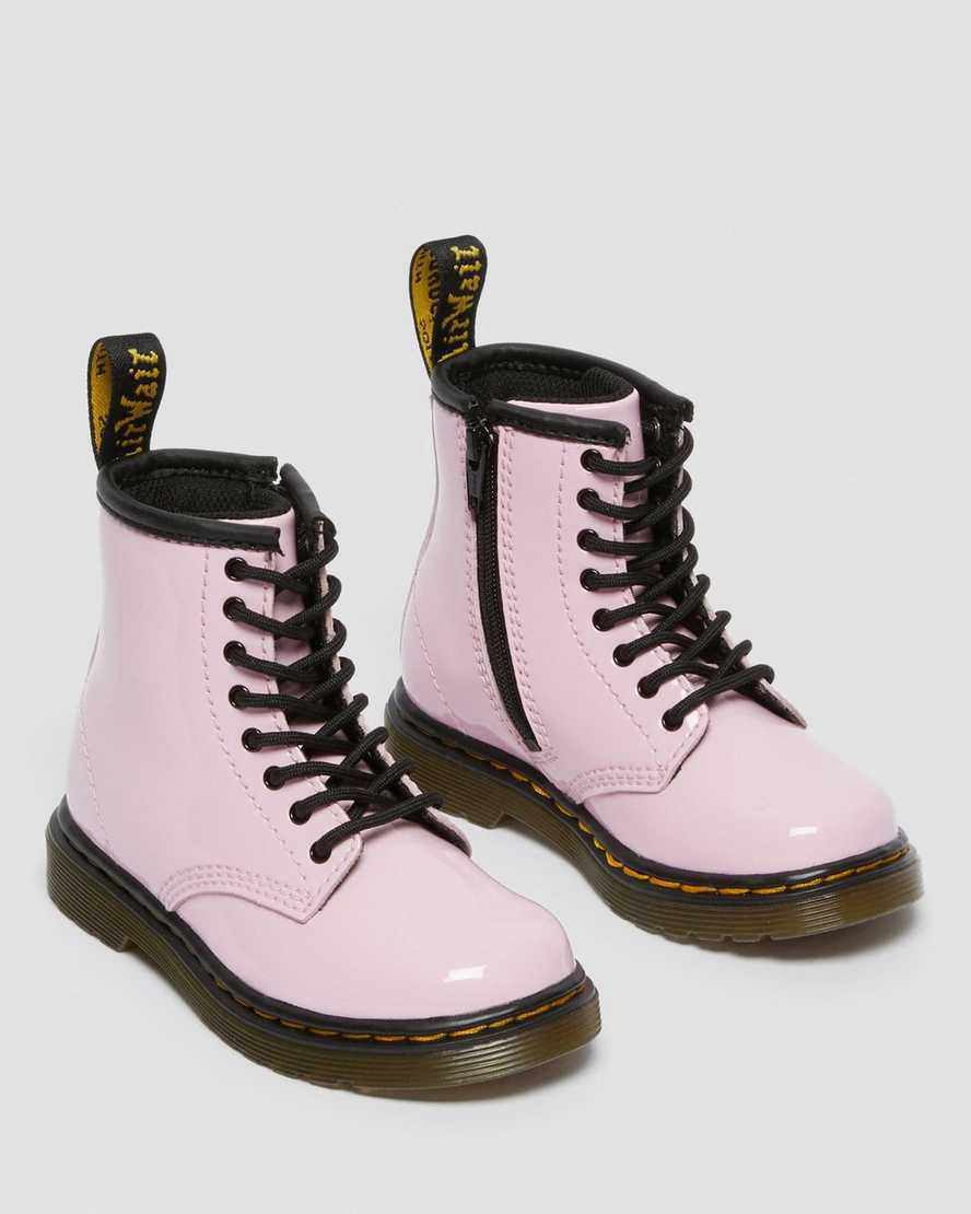 Dr Martens Toddler 1460 Patent Leather Lasten Nauhasaappaat Pinkki  Suomi |  6487BWLOE