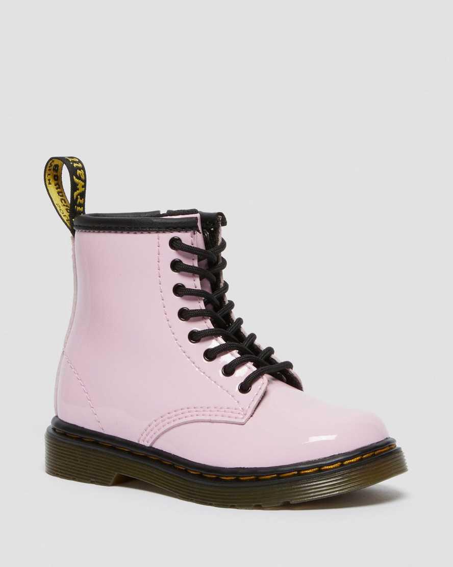 Dr Martens Toddler 1460 Patent Leather Lasten Nauhasaappaat Pinkki  Suomi |  6487BWLOE