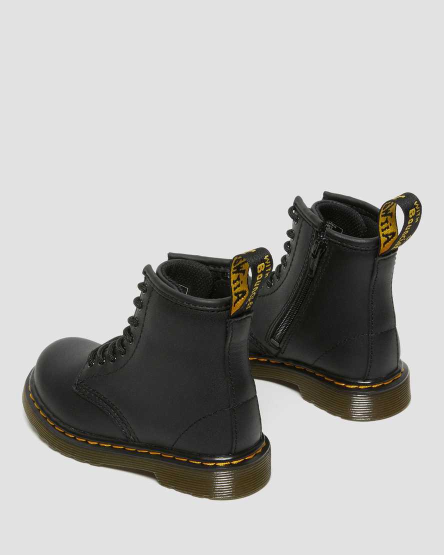 Dr Martens Toddler 1460 Softy T Leather Lasten Nauhasaappaat Mustat  Suomi |  6238ZJABN