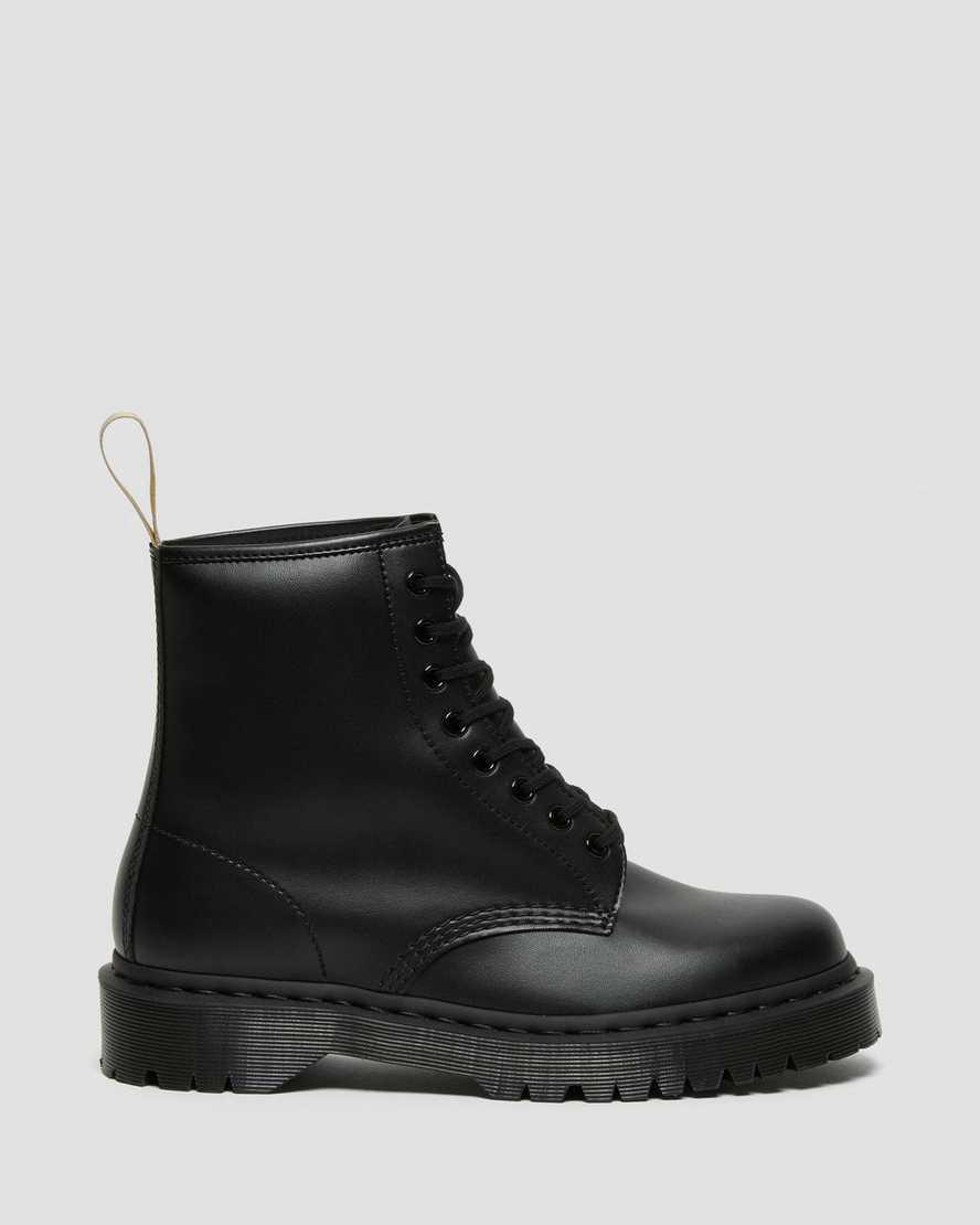 Dr Martens Vegan 1460 Bex Mono Lace Up Miesten Platform Saappaat Mustat  Suomi |  1642KDXME