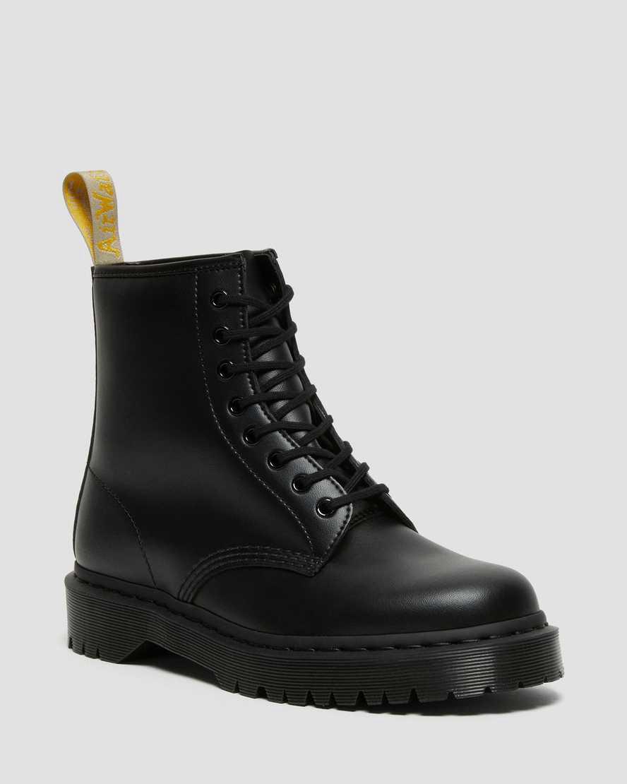 Dr Martens Vegan 1460 Bex Mono Lace Up Miesten Platform Saappaat Mustat  Suomi |  1642KDXME