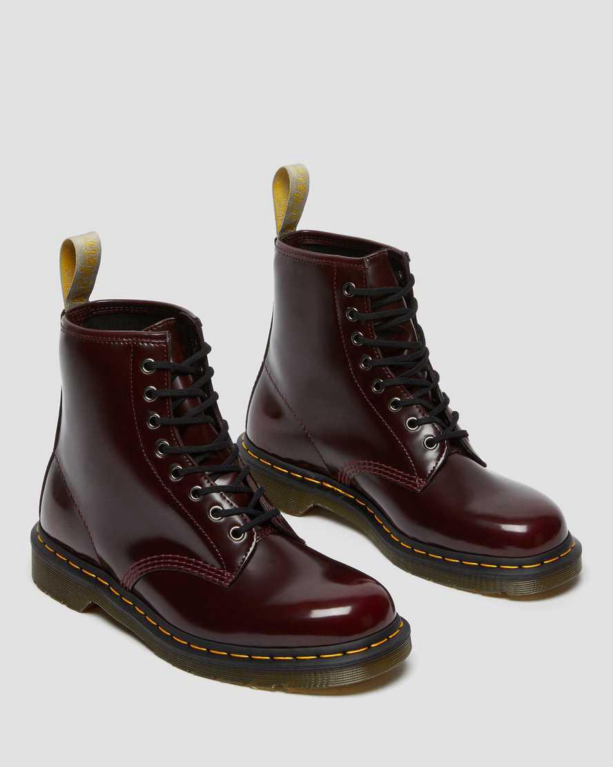 Dr Martens Vegan 1460 Lace Up Miesten Nilkkurit Punainen  Suomi |  6275SRACF