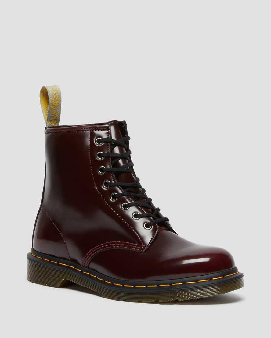 Dr Martens Vegan 1460 Lace Up Miesten Nilkkurit Punainen  Suomi |  6275SRACF