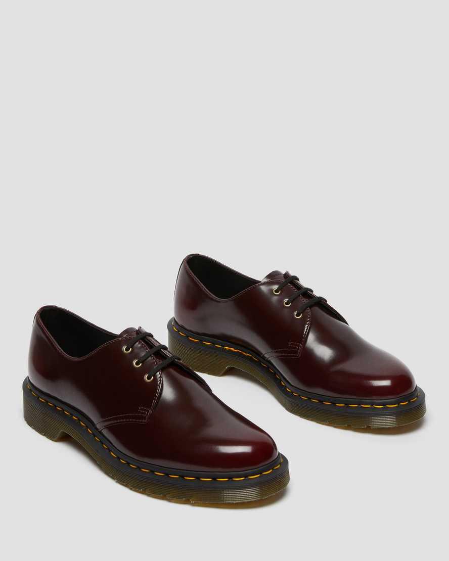 Dr Martens Vegan 1461 Miesten Oxford Kengät Punainen  Suomi |  8152AOTKX