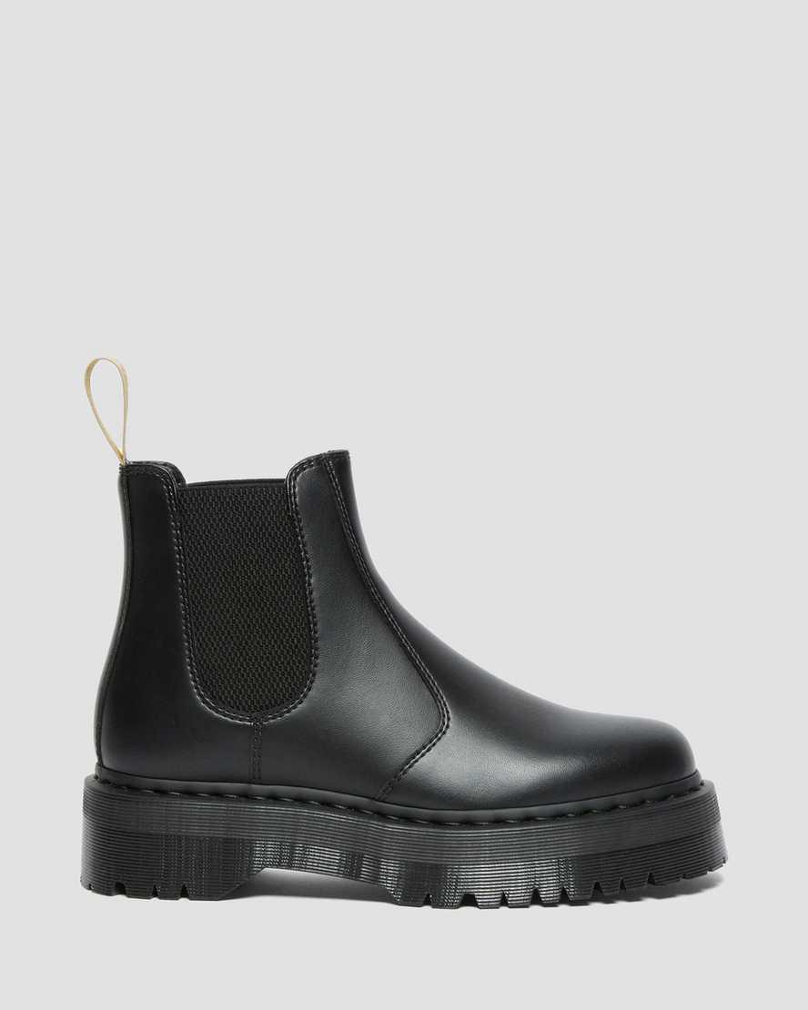 Dr Martens Vegan 2976 Felix Chelsea Naisten Platform Saappaat Mustat  Suomi |  2089QUZWE