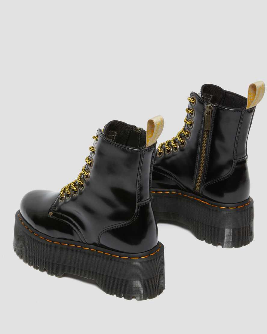 Dr Martens Vegan Jadon Boot Max Naisten Platform Saappaat Mustat  Suomi |  3421PWCUY