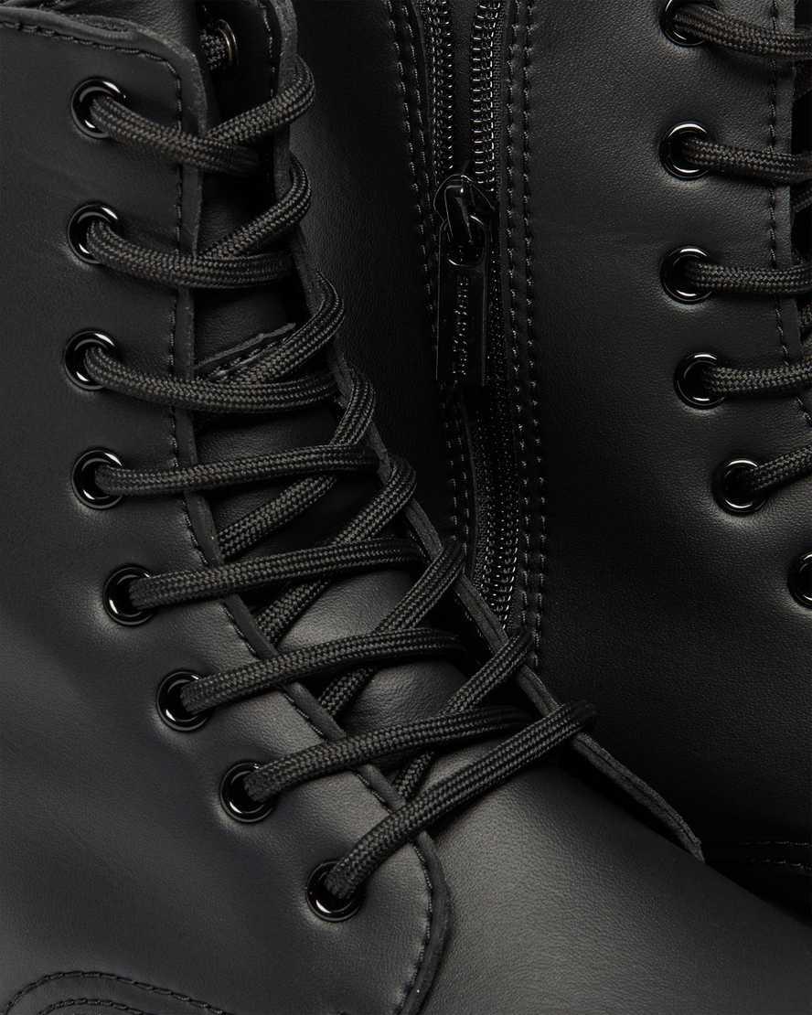 Dr Martens Vegan Jadon II Boot Mono Platforms Naisten Nilkkurit Mustat  Suomi |  8261HAVIL