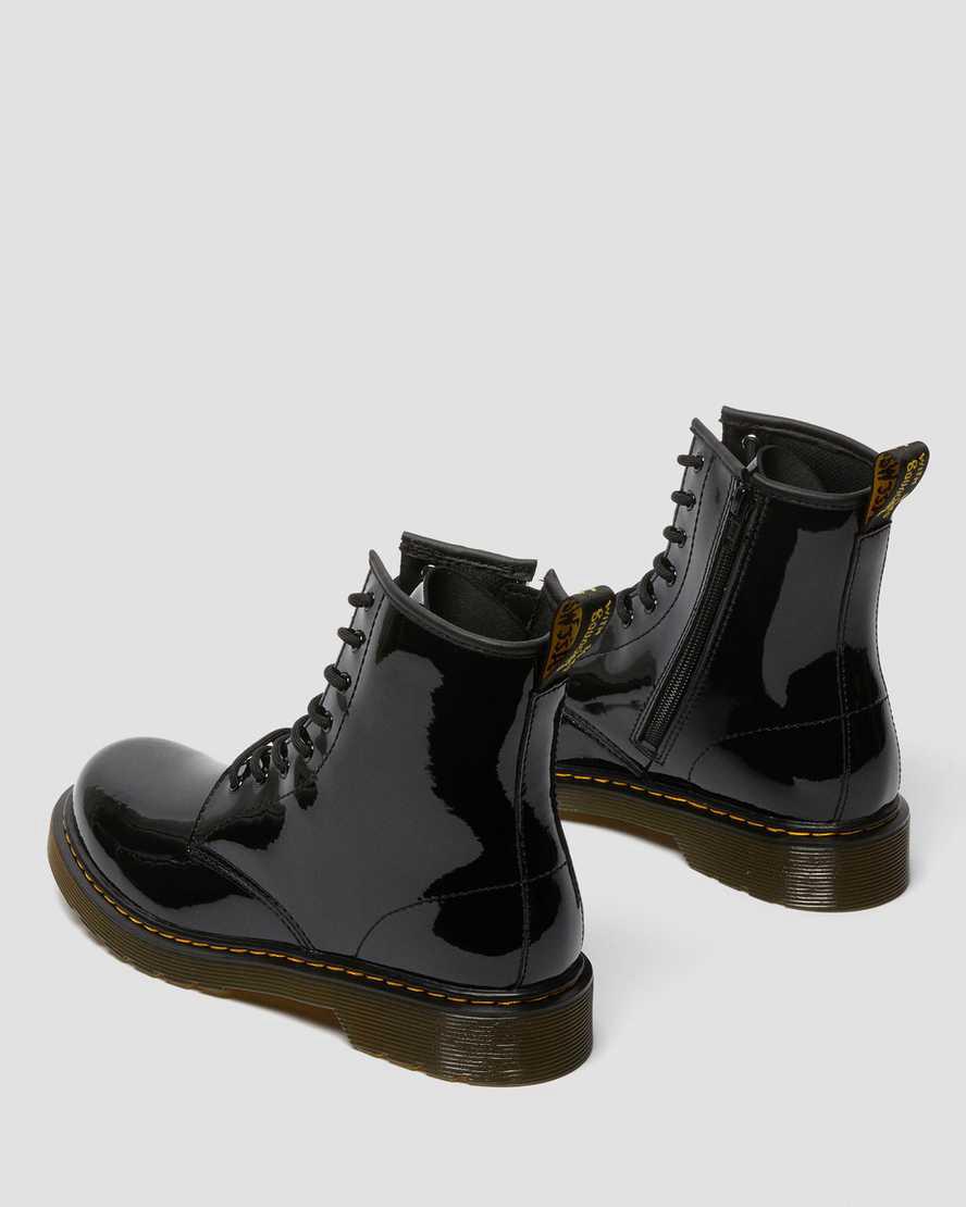 Dr Martens Youth 1460 Patent Leather Lasten Nauhasaappaat Mustat  Suomi |  0523QVHCI