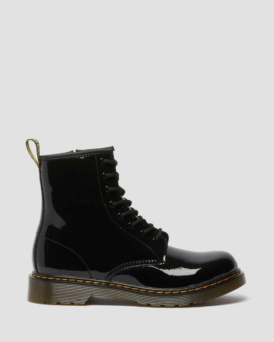 Dr Martens Youth 1460 Patent Leather Lasten Nauhasaappaat Mustat  Suomi |  0523QVHCI