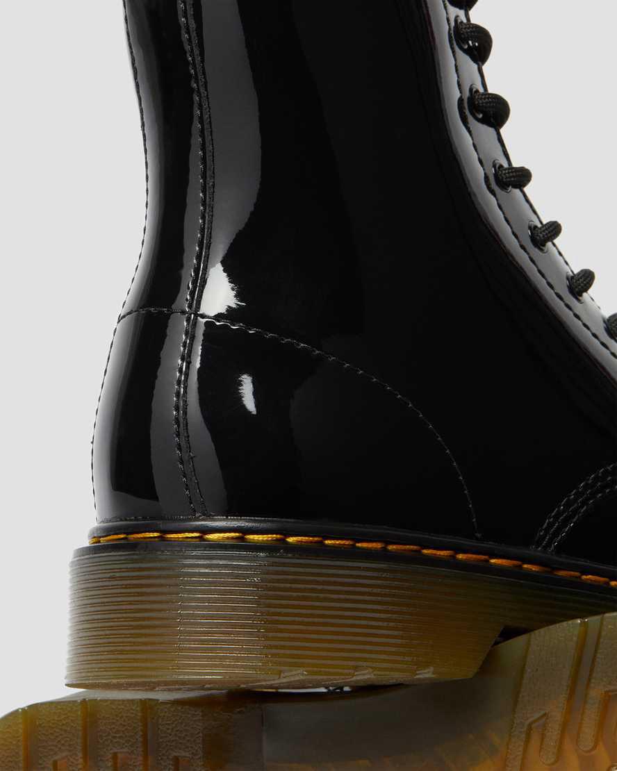 Dr Martens Youth 1460 Patent Leather Lasten Nauhasaappaat Mustat  Suomi |  0523QVHCI